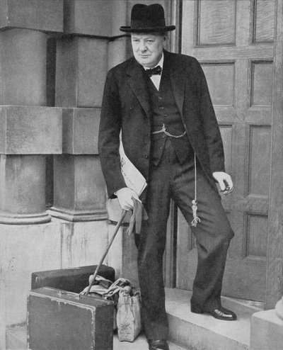 Winston Churchill ved Admiralitetet, 1939, 1940 av Unbekannt
