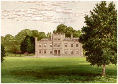 Wolseley Hall, Staffordshire, hjemmet til Baronet Wolseley, c1880 av Unbekannt