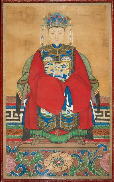 Kvinne kledd som kone til en tjenestemann, 1800-tallet, 1801 - 1900 av Unbekannt
