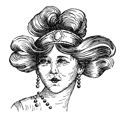 Damefrisyre, 1910 av Unbekannt