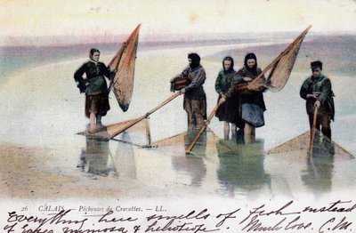 Kvinnelige rekefiskere, Calais, 1905 av Unbekannt