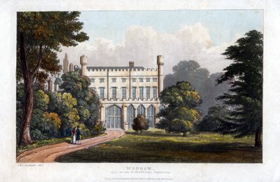 Wonham, Surrey, sete for Lord Templeton, c1827 av Unbekannt