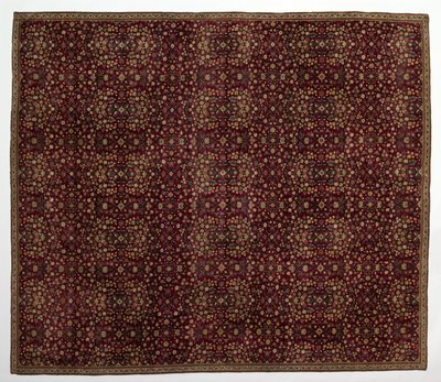 Ullteppe med millefleurs-dekor, tidlig 1600-t. av Unbekannt