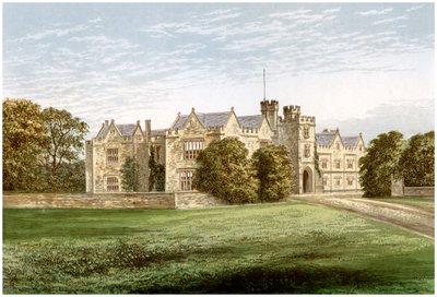 Wytham Abbey, Oxfordshire, hjemmet til jarlen av Abingdon, c1880 av Unbekannt