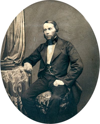 Yakov Groth , russisk filolog og språkforsker, 1860-tallet av Unbekannt