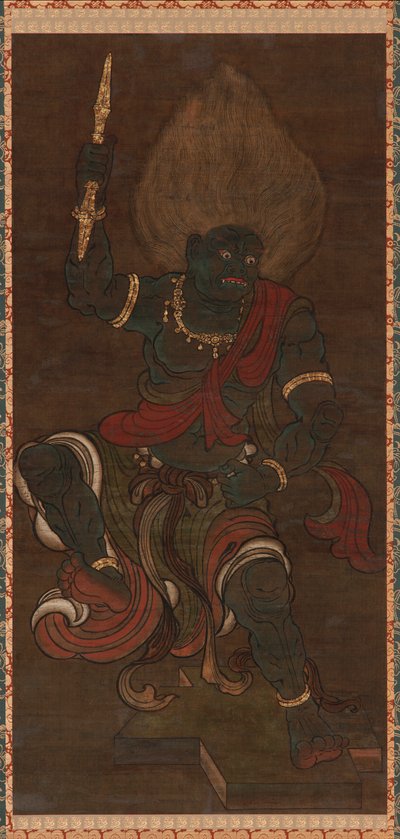 Yaksha-form av Vajrapani Blue Food, Kamakura-perioden, 13.-14. århundre. av Unbekannt