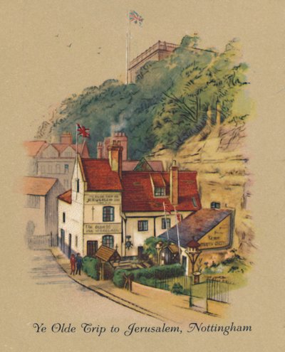 Ye Olde-tur til Jerusalem, Nottingham, 1939 av Unbekannt