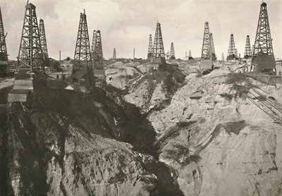 Yenan-Young Oil Wells, 1900. av Unbekannt