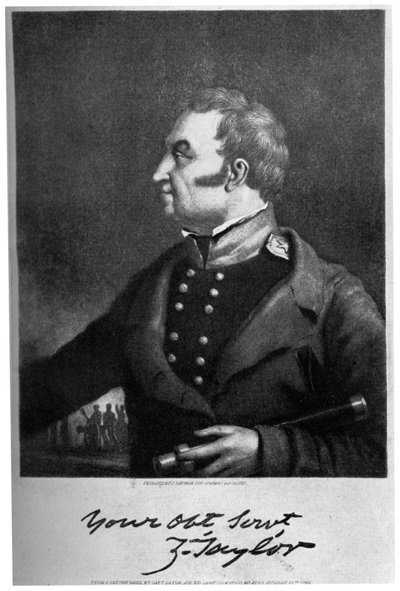 Zachary Taylor , amerikansk militærleder og politiker, c1846, 1908 av Unbekannt