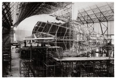 Zeppelin LZ 126 under bygging, Friedrichshafen, Tyskland, 1924 1933 av Unbekannt