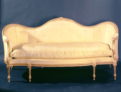 Sofa i Adam-stil, ca. 1780 (forgylt tre) av Unbekannt Unbekannt