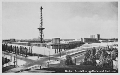 Utstillingshaller og kringkastingstårn, Charlottenburg, Berlin, ca. 1930 av Unbekannt Unbekannt