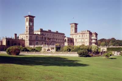 Utvendig utsikt, Osborne House, Isle of Wight av Unbekannt Unbekannt