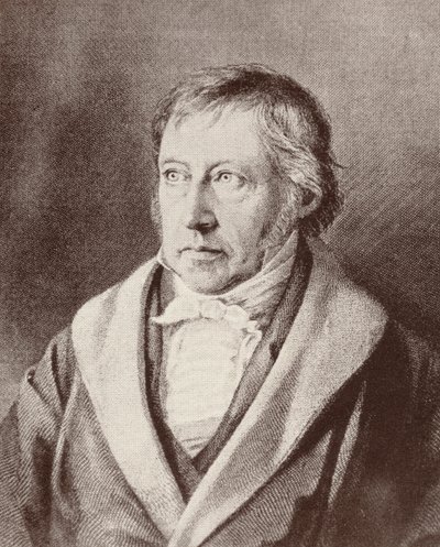 Georg Hegel av Unbekannt Unbekannt
