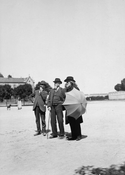 Giuseppe Verdi foran Casa Verdi av Unbekannt Unbekannt