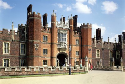 Hampton Court Palace våren 14 og 1520 (H5996) av Unbekannt Unbekannt
