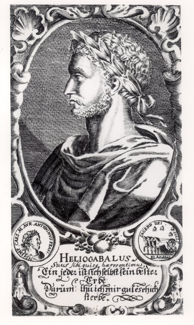 Heliogabalus (204–222 e.Kr.) av Unbekannt Unbekannt