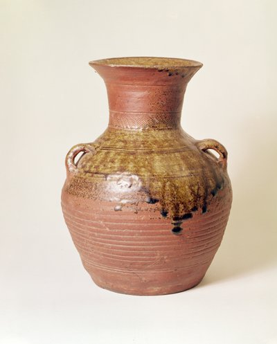 Krukke fra Han-dynastiet (206 f.Kr.-220 e.Kr.). Proto porselen av Unbekannt Unbekannt
