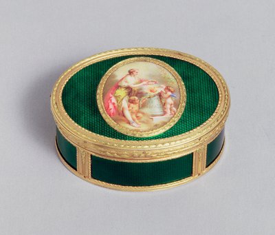 Louis XVI snusboks i gull og emalje, av Pierre-Francois Drais, Paris, 1774 av Unbekannt Unbekannt