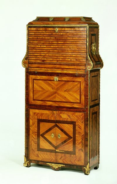Louis XV finert secretaire cartonnier c.1740 av Unbekannt Unbekannt
