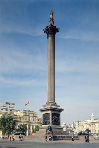 Nelsons Column, bygget 1840-43 av Unbekannt Unbekannt
