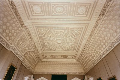 Salongtak, Claydon House, Buckinghamshire, ca. 1768 av Unbekannt Unbekannt