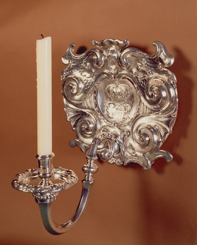 Sconce, enkelt lys, i anglo-nederlandsk stil i restaureringsperioden. 1668-90 av Unbekannt Unbekannt
