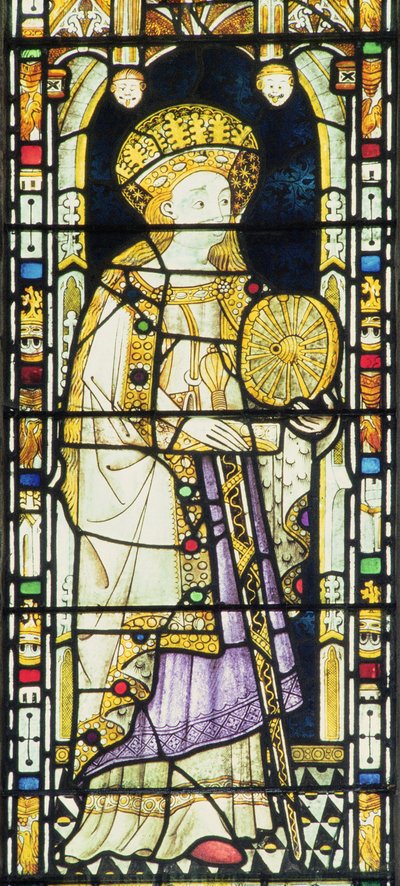 St.Catherine, britisk, 1400-tallet av Unbekannt Unbekannt