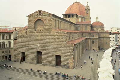 Kirken og basilikaen San Lorenzo, Firenze av Unbekannt Unbekannt