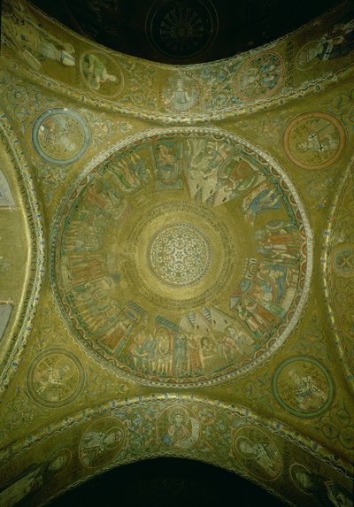 Historien om Josef, mosaikk fra den tredje kuppelen i vestibylen til San Marco-basilikaen, Venezia av Unbekannt Unbekannt