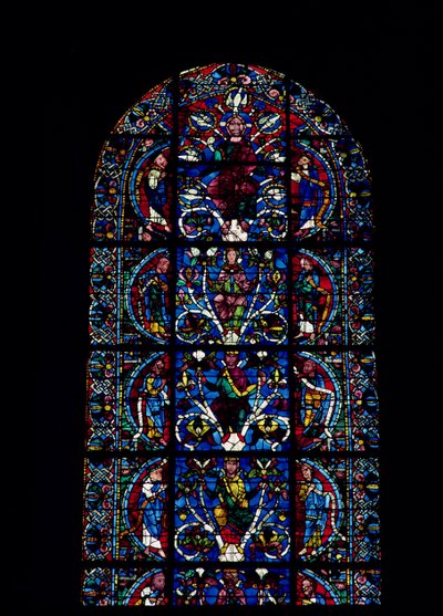 Tree of Jesse (øvre halvdel, detalj) av Unbekannt Unbekannt