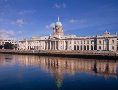 Utsikt over Custom House av Unbekannt Unbekannt