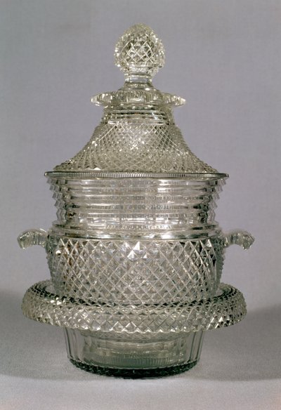 Vinkjøler, ca. 1815-20 (kuttet glass) av Unbekannt Unbekannt