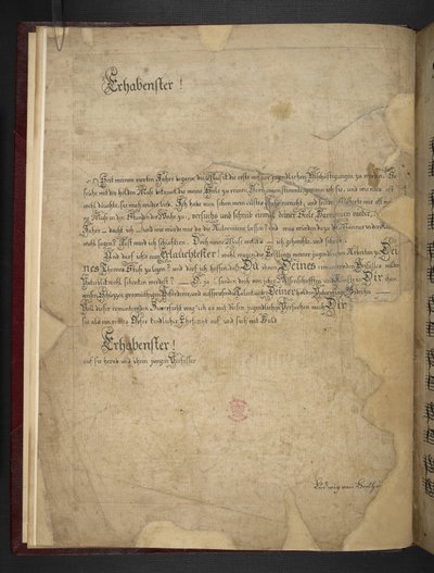 Legg til MS 41631 f.1v Beethovens kopi av hans tre tidlige pianoforte-sonater i Eb, F-moll og D av Unbekannter Künstler