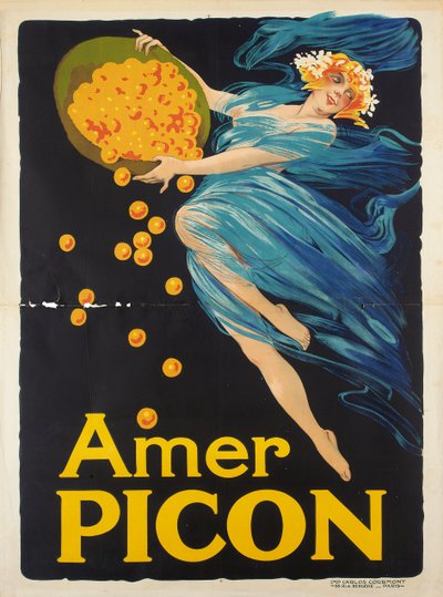 Reklameplakat for aperitiff Amer Picon av Unbekannt