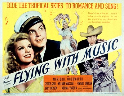 Affiche du film Flying with music de GeorgeArchainbaud avec Marjorie Woodworth et George Givot 1942 av Unbekannt
