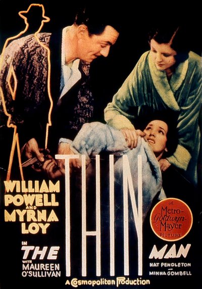 WsVandyke filmplakat The Slender Man fra 1934 av Unbekannt
