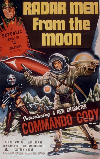 Radar menn fra månen filmplakat av FredBrannon med Georges Wallace Aline Towne og Roy Barcroft 1952 av Unbekannt