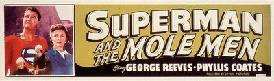 SUPERMAN AND THE MOLE MEN filmplakat regissert av LeeSholem med Phyllis Coates, George Reeves 1951 av Unbekannt