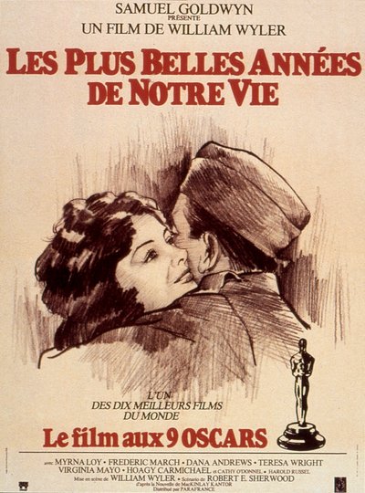 Affiche du filmen The Best years of our lives av William Wyler 1946 av Unbekannt