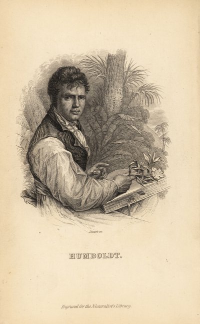 Alexander von Humboldt , tysk oppdagelsesreisende, naturforsker og botaniker av Unbekannt