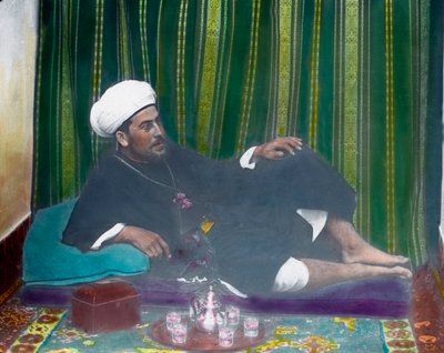 Araber drikker te av Unbekannter Künstler