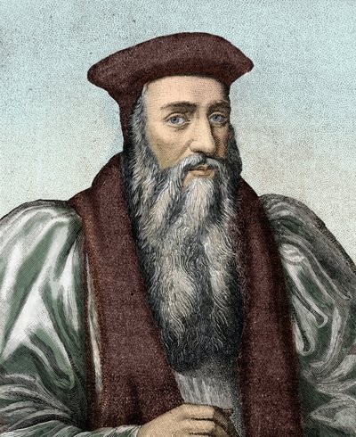 Erkebiskop Thomas Cranmer av Unbekannter Künstler