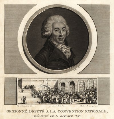Armand Gensonne (1758-1793), fransk politiker og stedfortreder for konvensjonen av Unbekannt