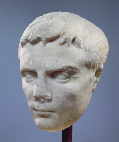 Augustus, marmorhode, ca.27-20 f.Kr av Unbekannt