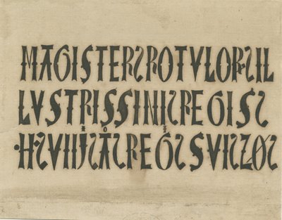 Barton under Needwood Church - inskripsjoner: blekkfaksimile, og [?1700-tallet] av Unbekannt