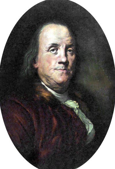Benjamin Franklin av Unbekannter Künstler