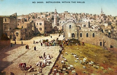 Betlehem, tidlig på 1900-tallet (postkort) av Unbekannter Künstler