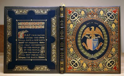 Innbinding av boken "The Gettysburg Speech and The Second Inaugural Address, 1928 av Unbekannt