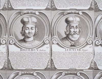 Boleslaw V, den kyske, og Leszek II, den svarte, nr. 27 og 28 fra 